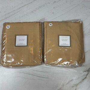 Restoration Hardware Thai Silk Drapery (set of 2)